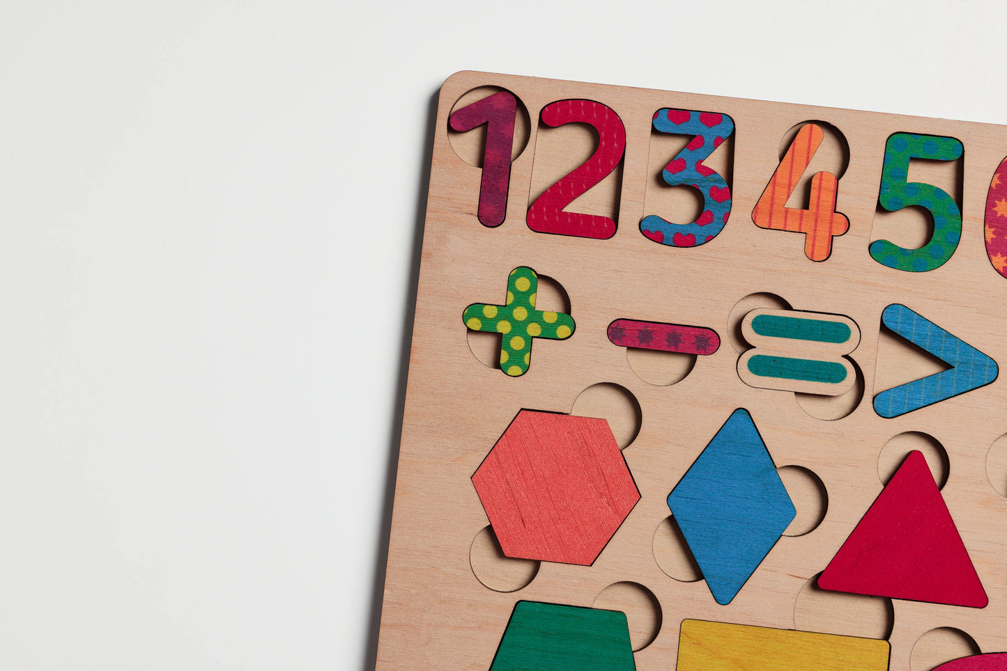Wooden Educational Math Game Kit
