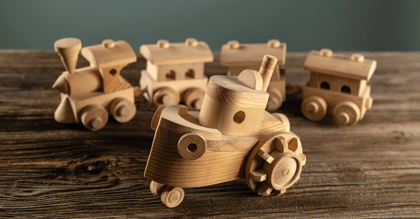 Wooden Train Set