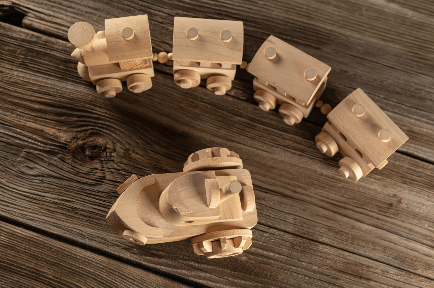 Wooden Train Set