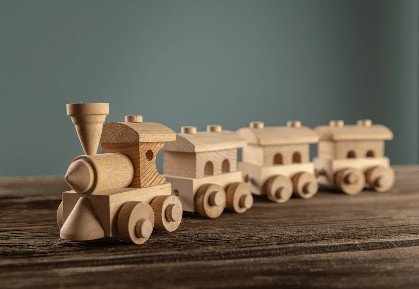 Wooden Train Set