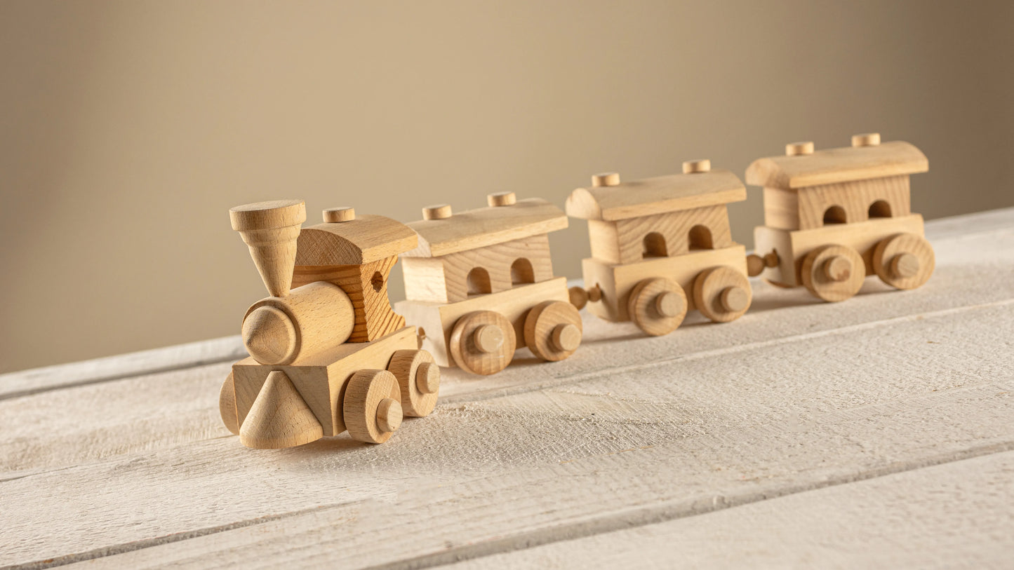 Wooden Train Set