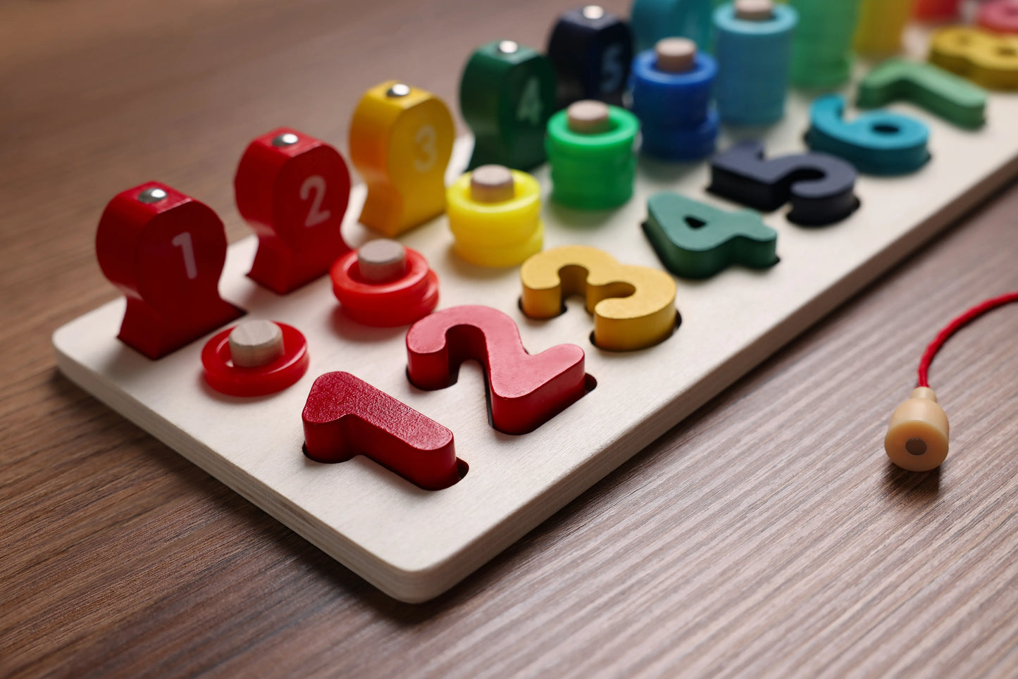 Wooden Fishing Math Game Toy