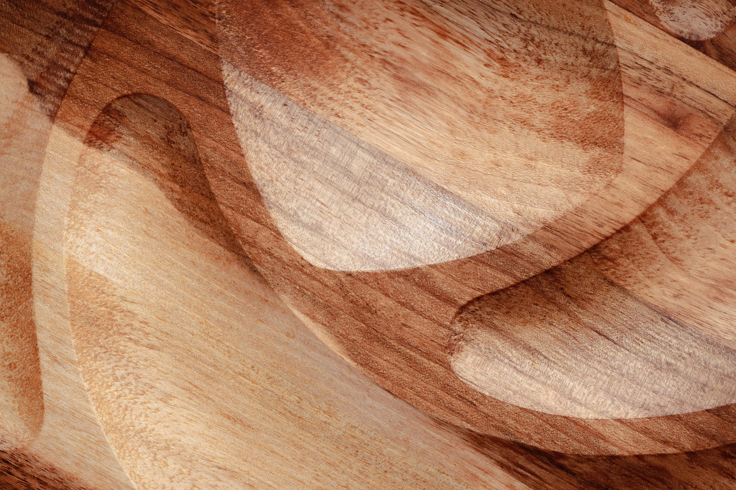 Wooden Bud-Shaped Plate