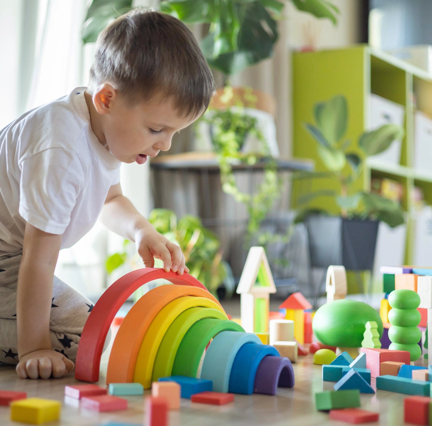 Wooden Montessori-inspired Toys