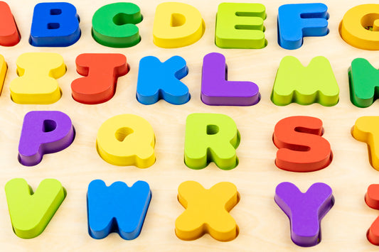 Wooden Educational Alphabet Letters