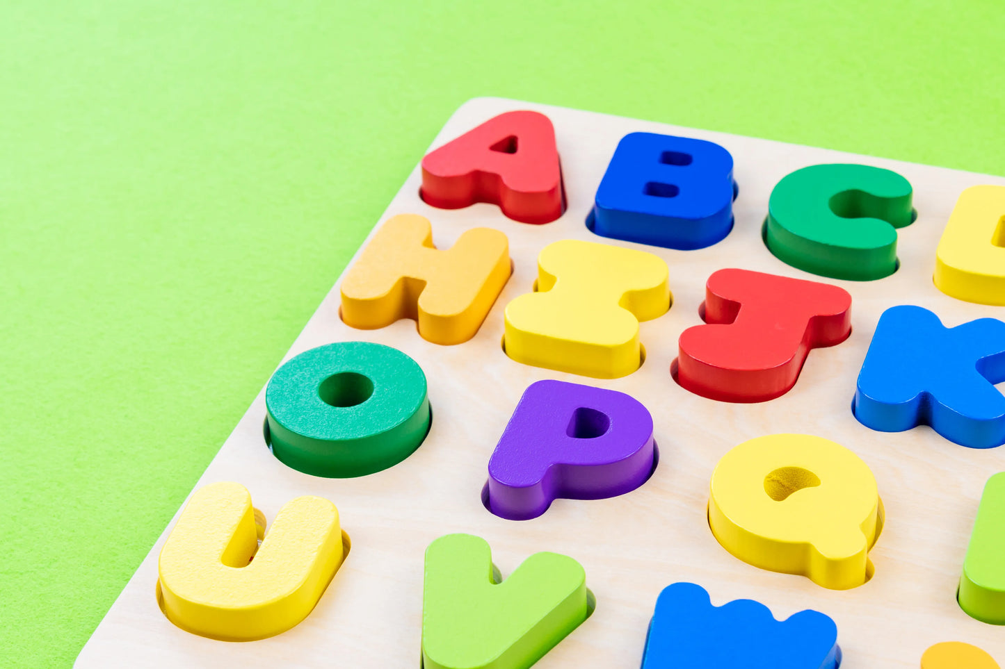 Wooden Educational Alphabet Letters