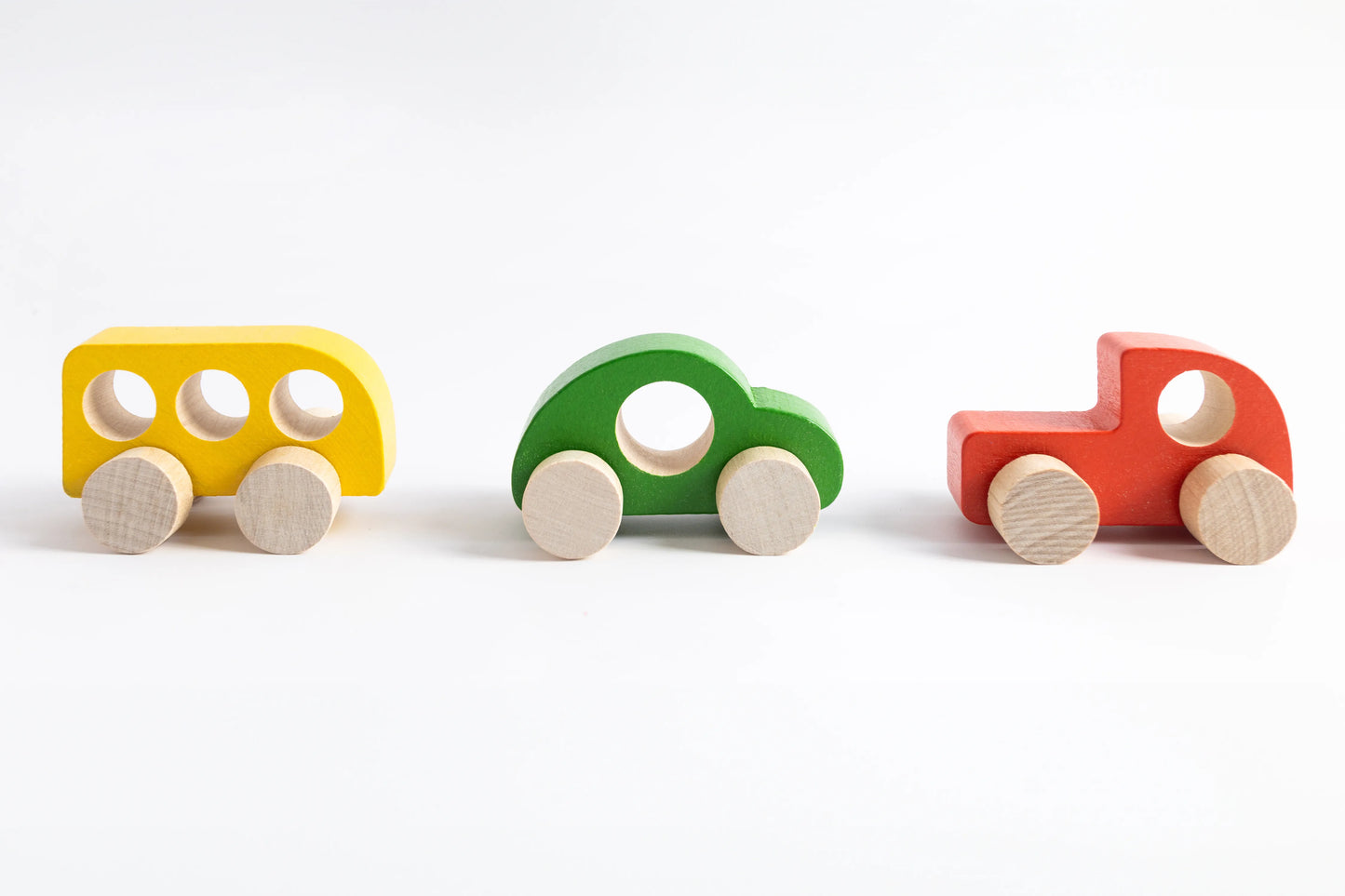 Colorful Wooden Car Toys