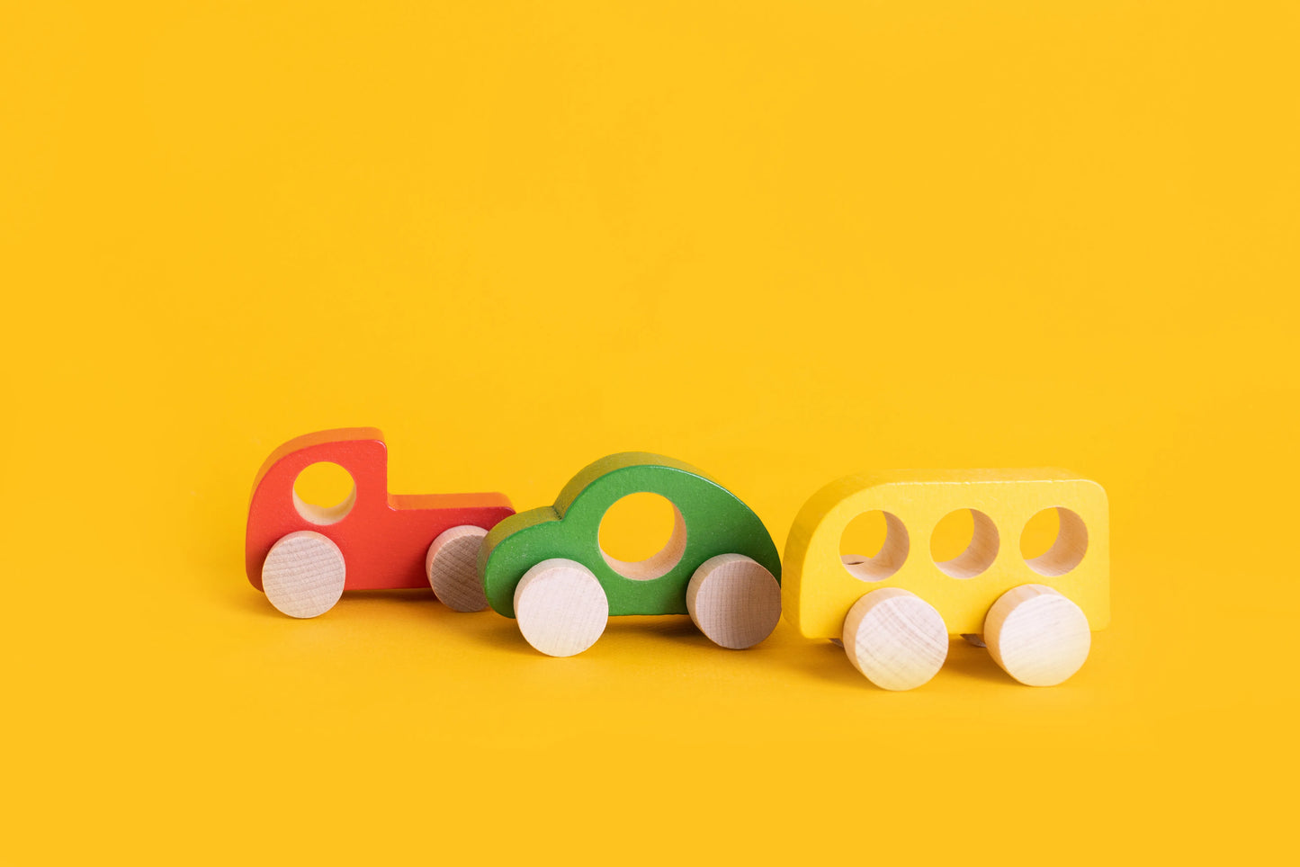 Colorful Wooden Car Toys