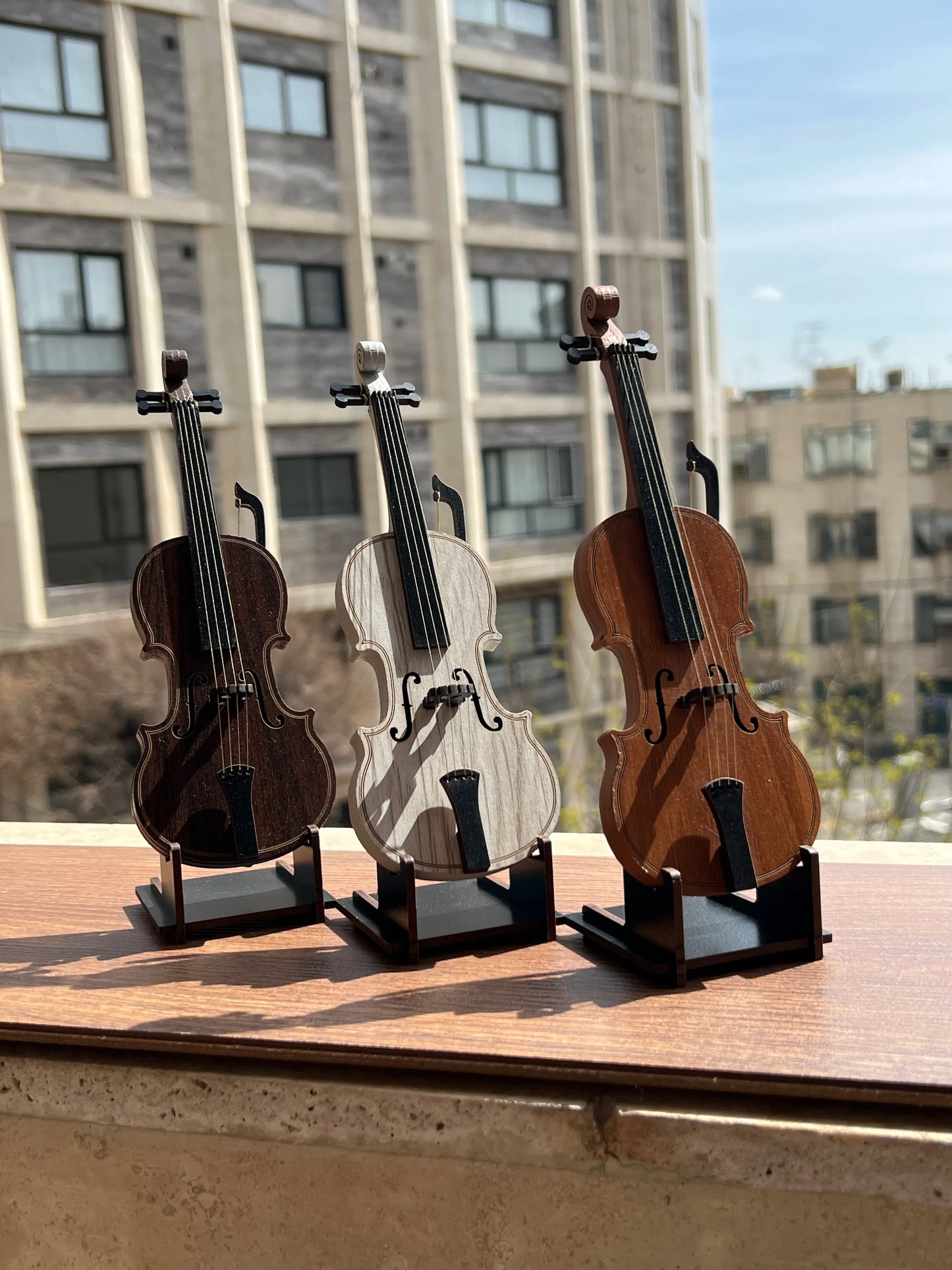 Wooden Miniature Violin