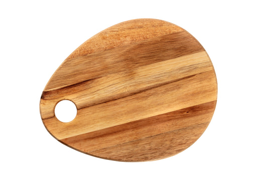 Wooden Drop-Shaped Cheese Board