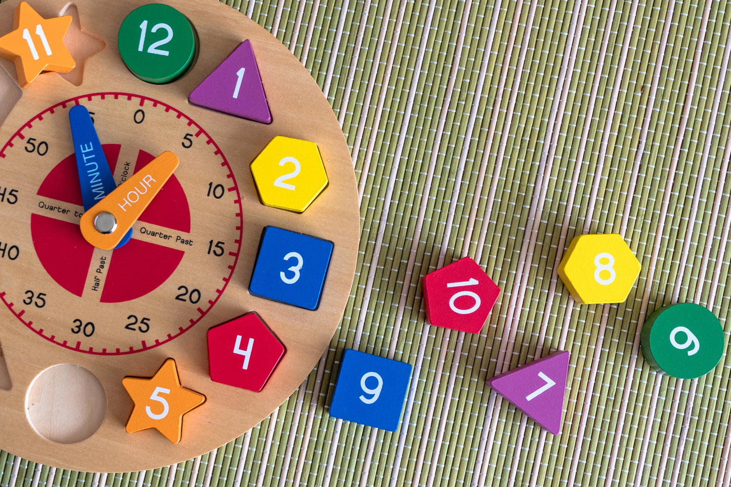 Wooden Educational Clock Toy