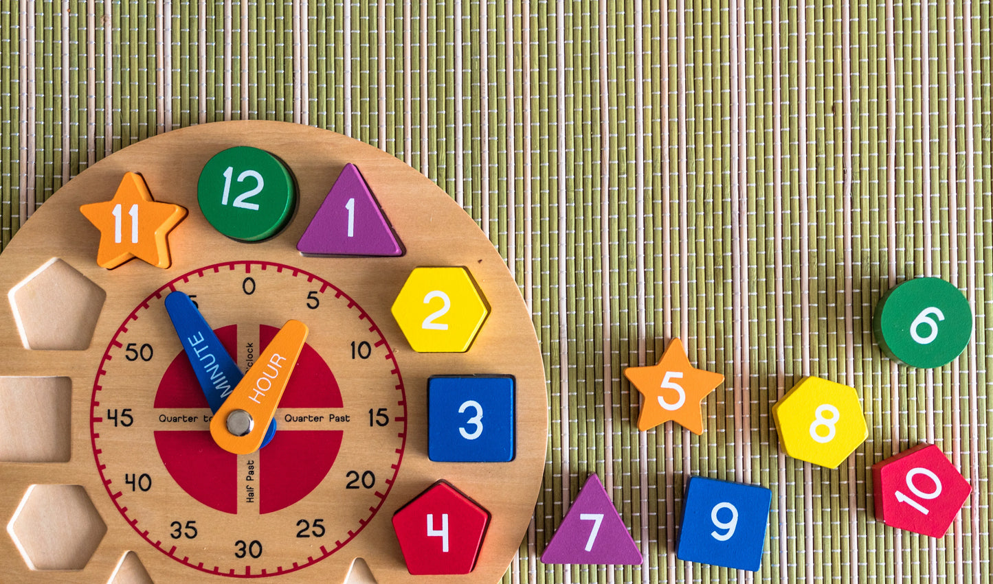 Wooden Educational Clock Toy