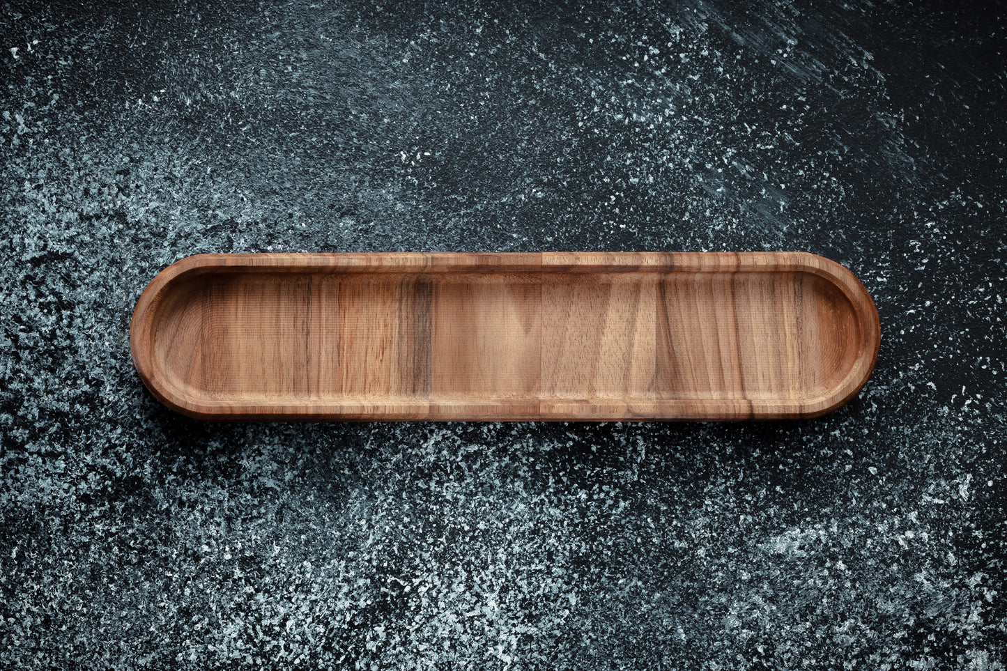 Wooden Rectangular Oval Platter