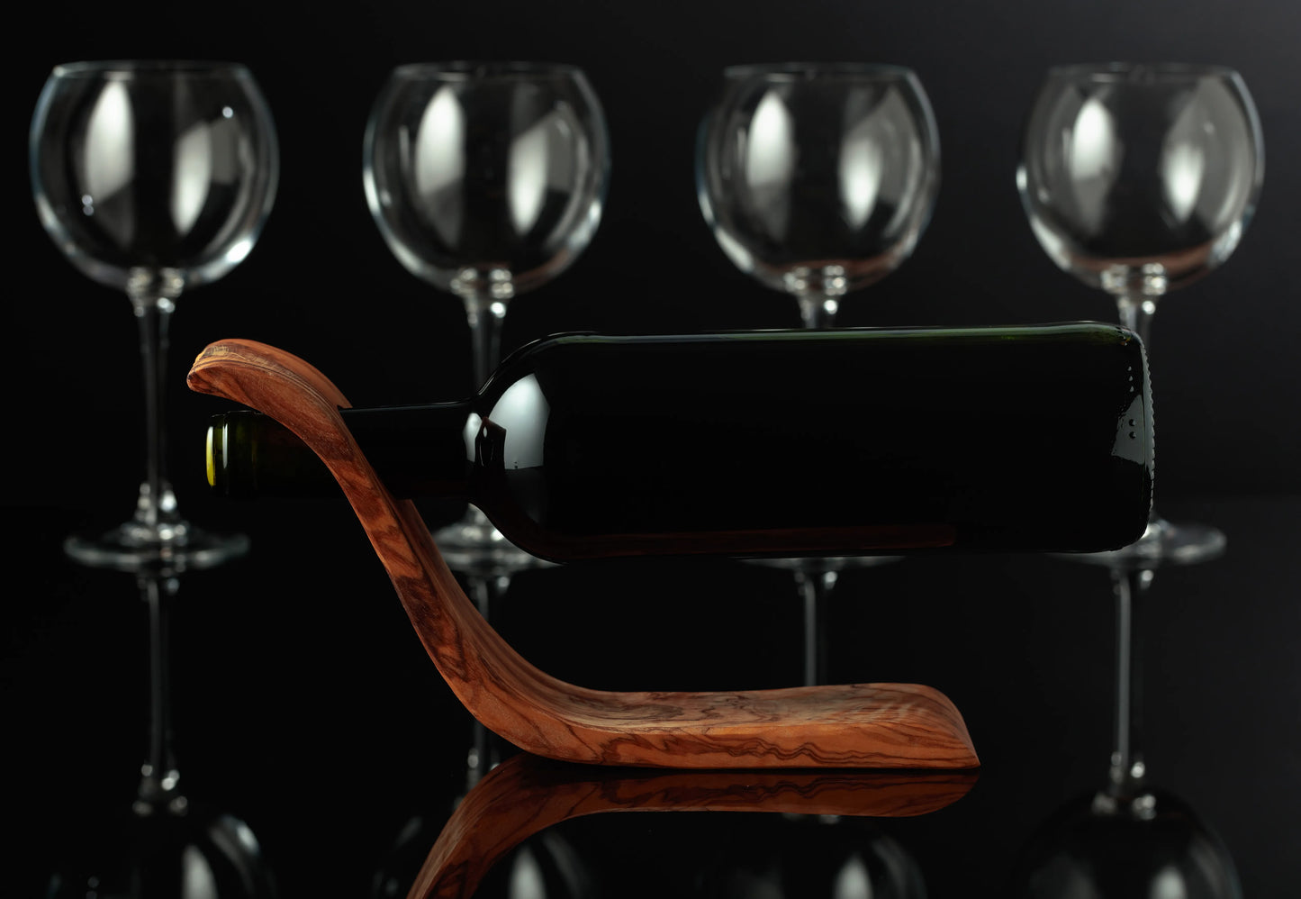 Wooden Wine Bottle Stand