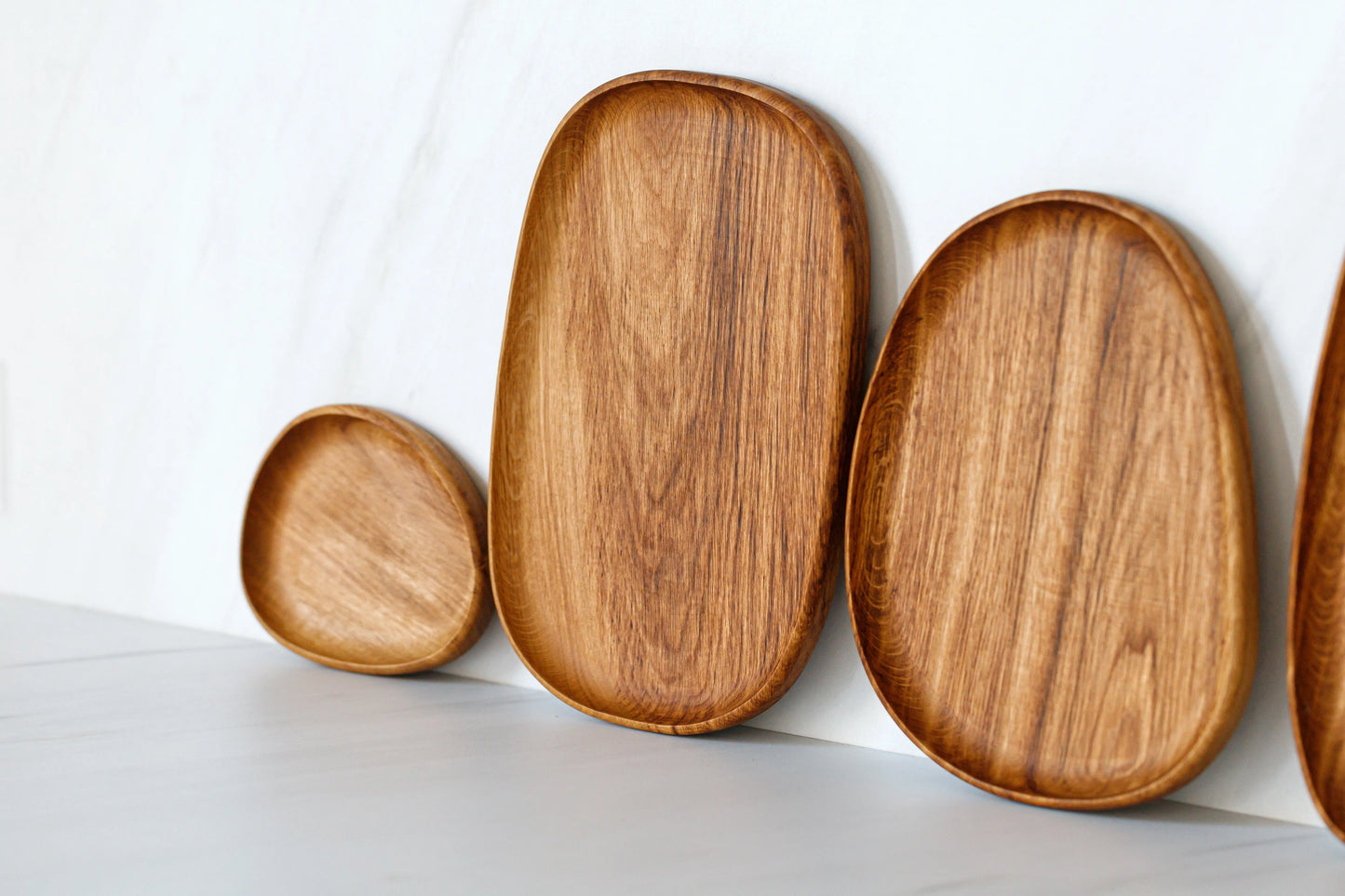 Wooden Plate Set