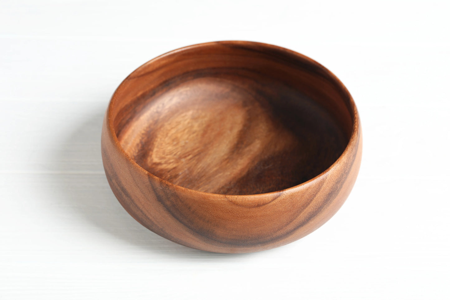 Hand-Carved Wooden Bowl