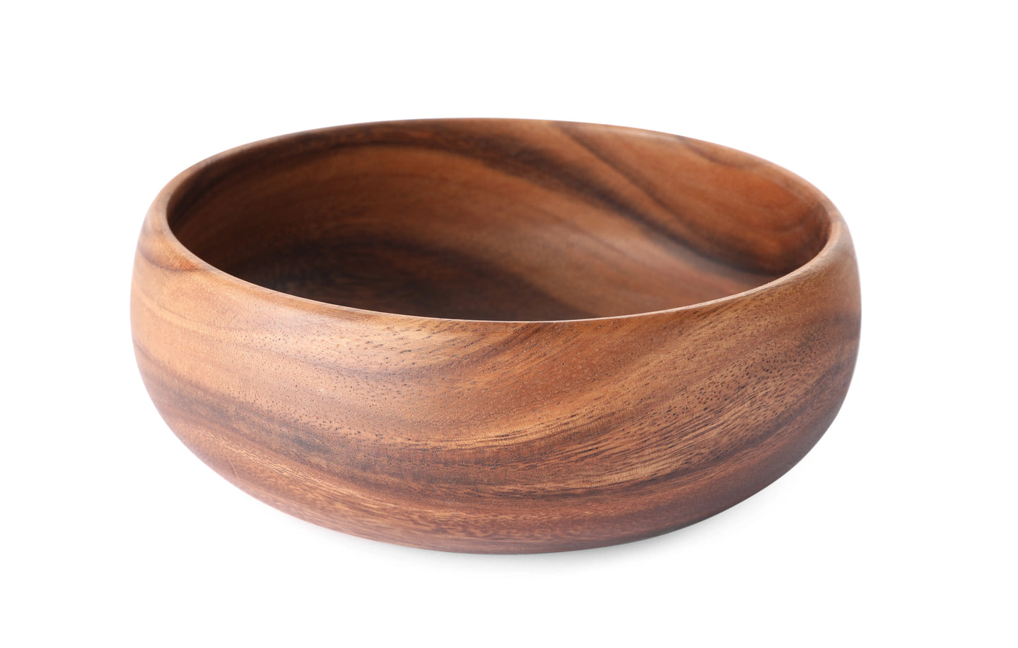 Hand-Carved Wooden Bowl