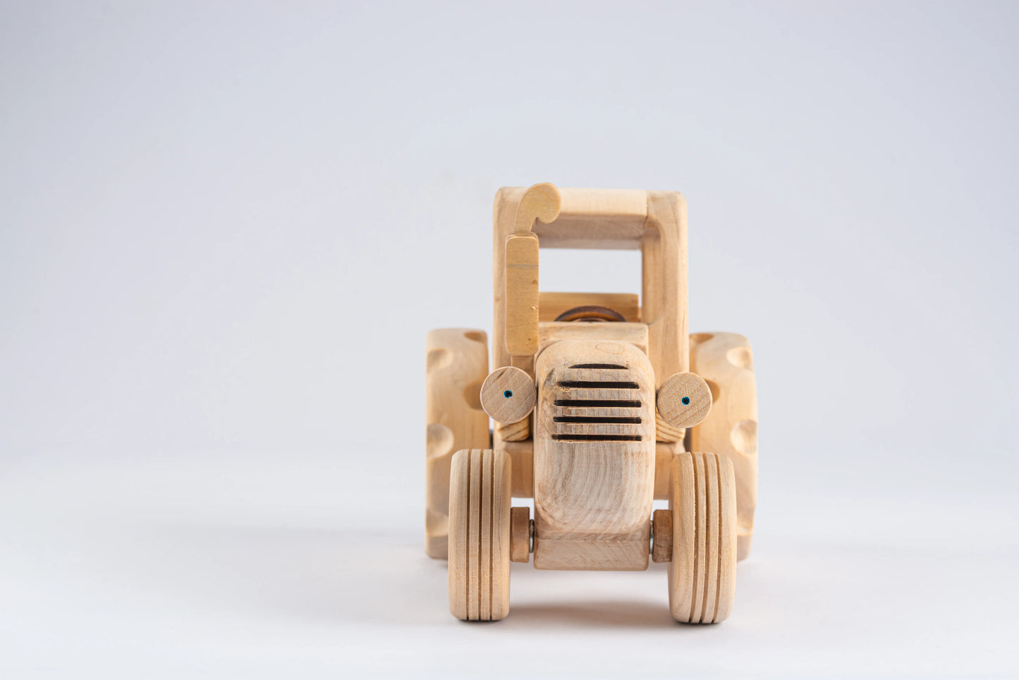 Handcrafted Wooden Excavator Tractor