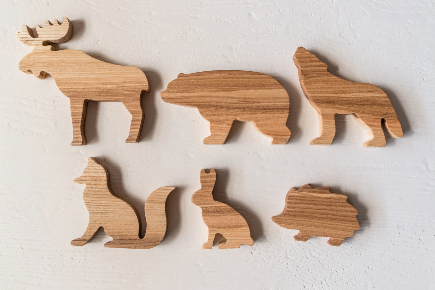 Wooden Forest Animal Set