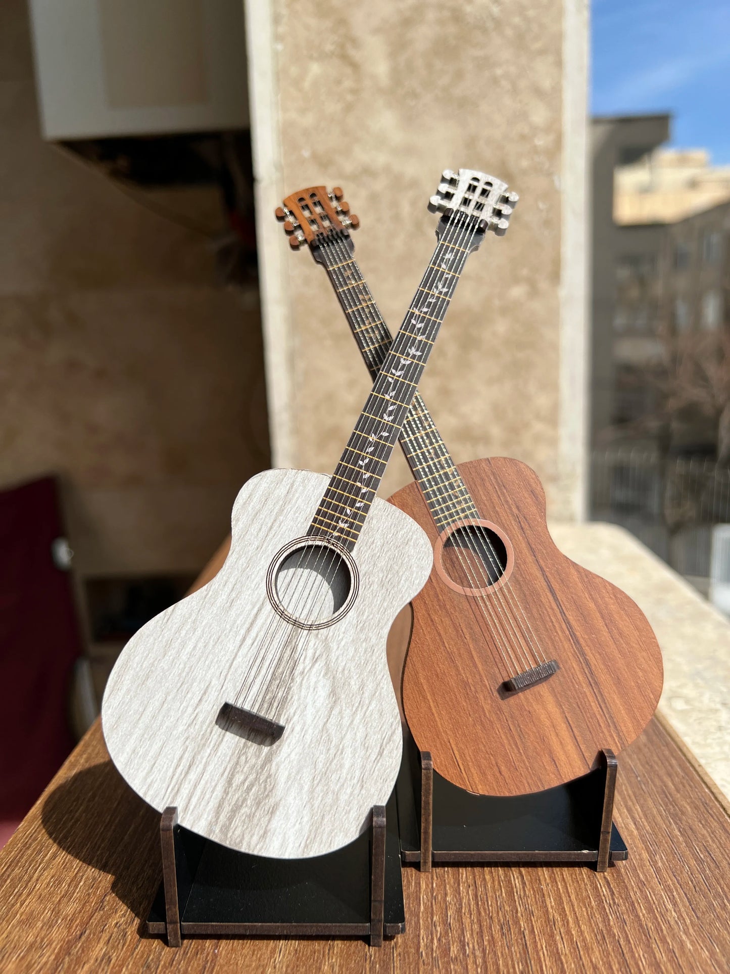 Wooden Miniature Guitar