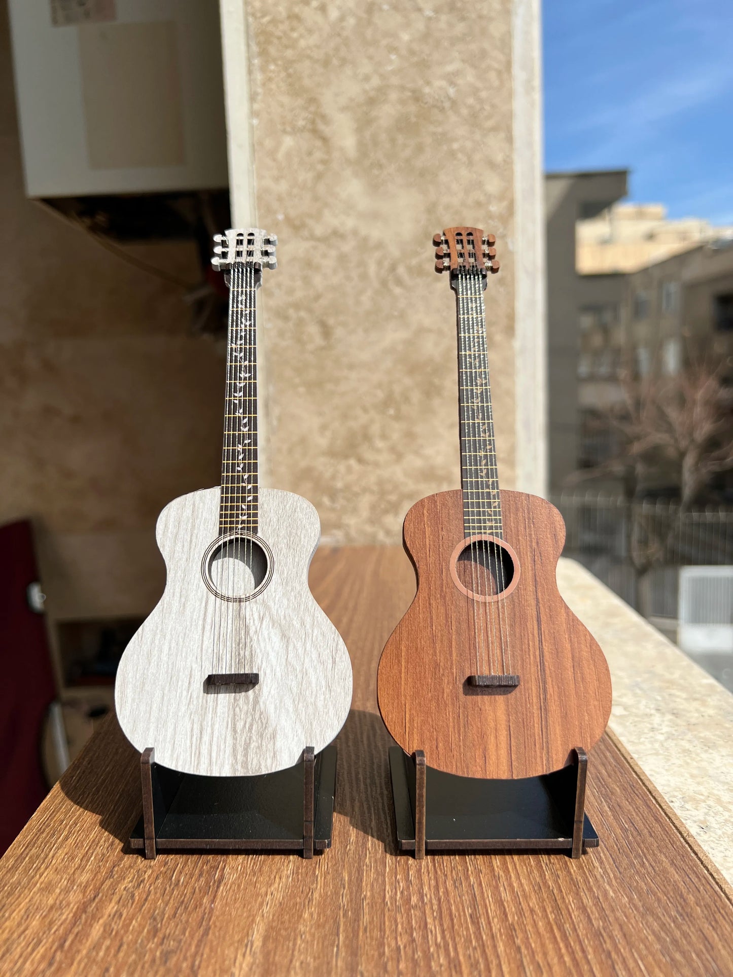 Wooden Miniature Guitar