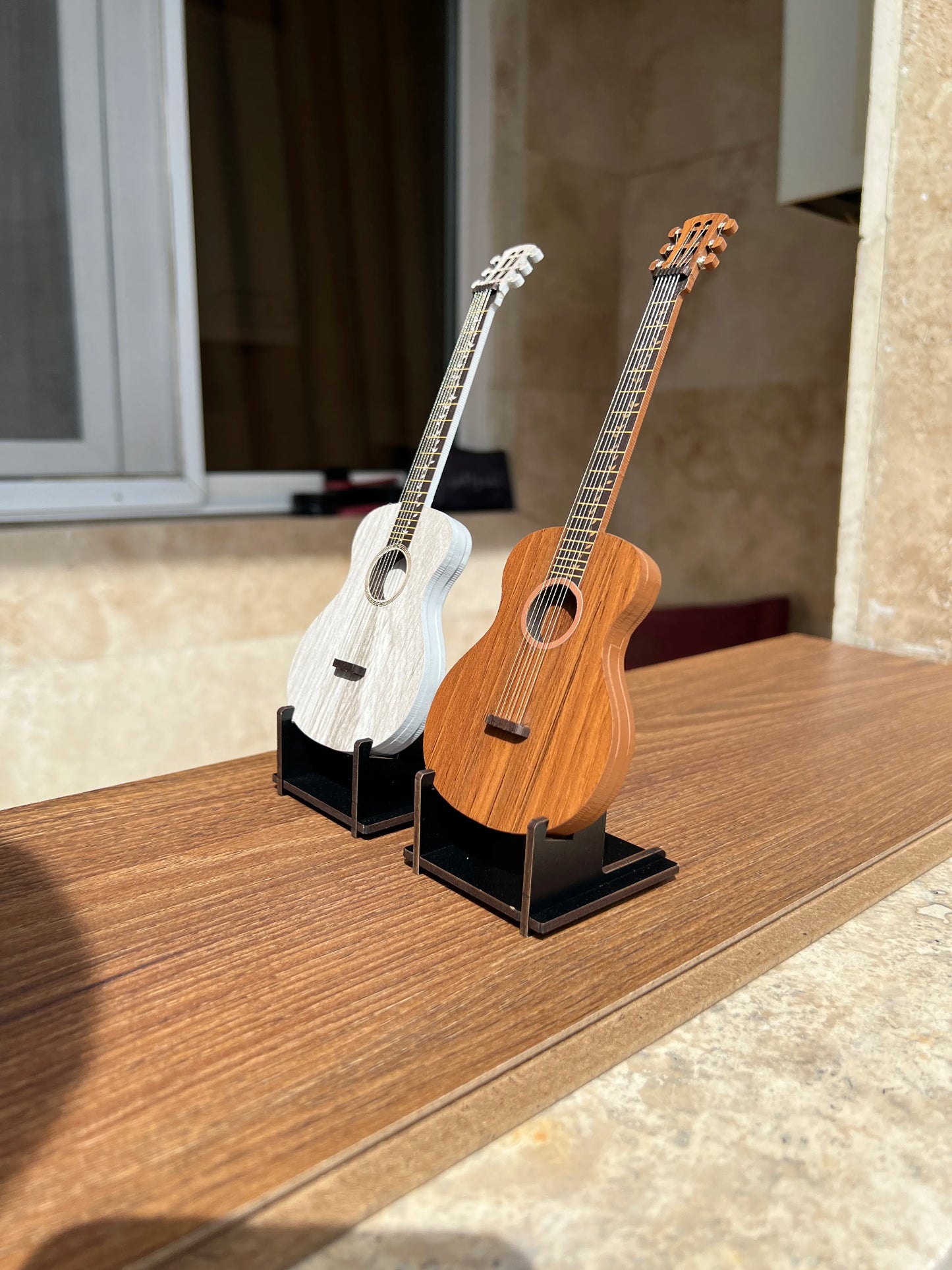 Wooden Miniature Guitar