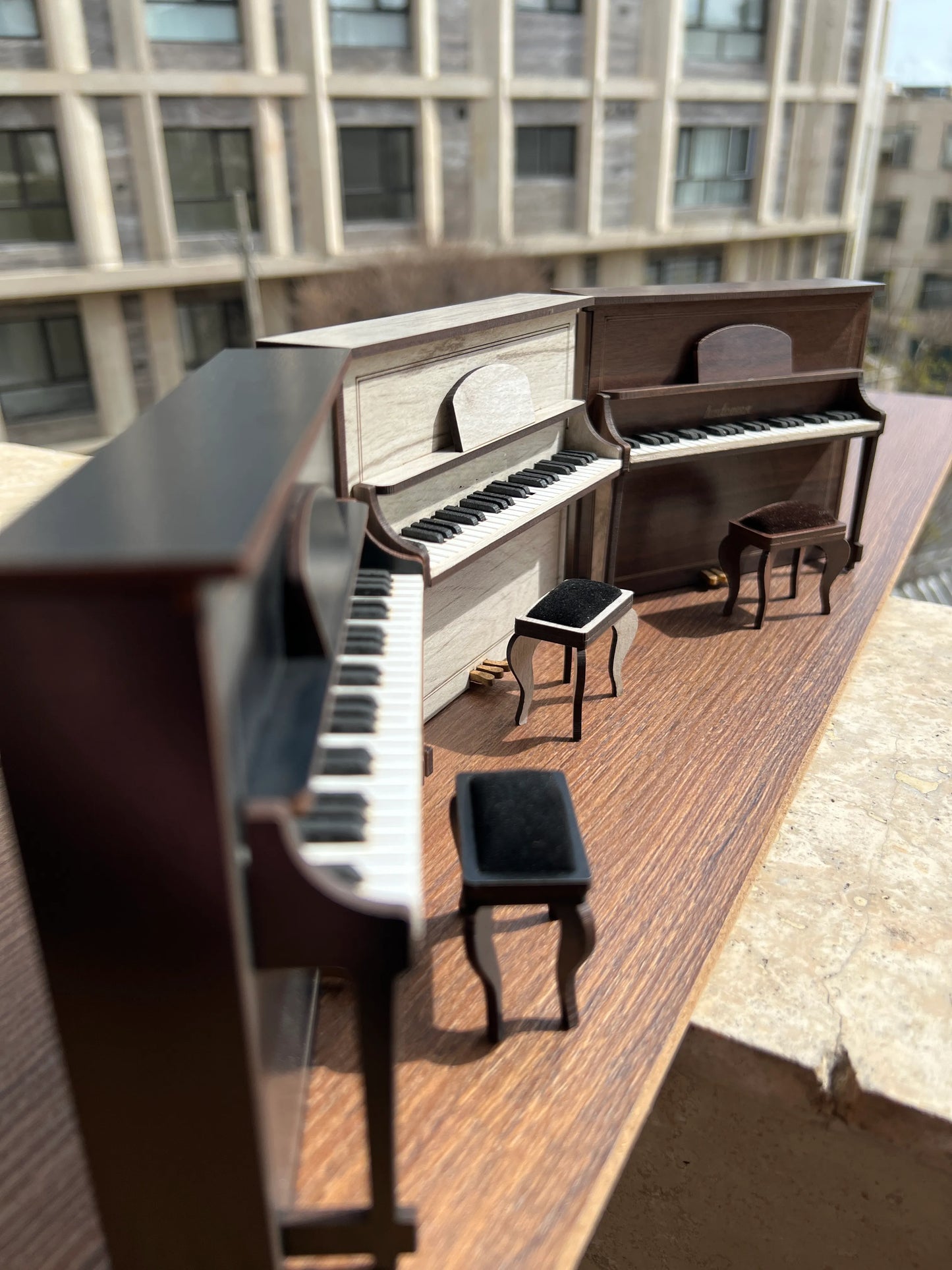 Wooden Miniature Piano