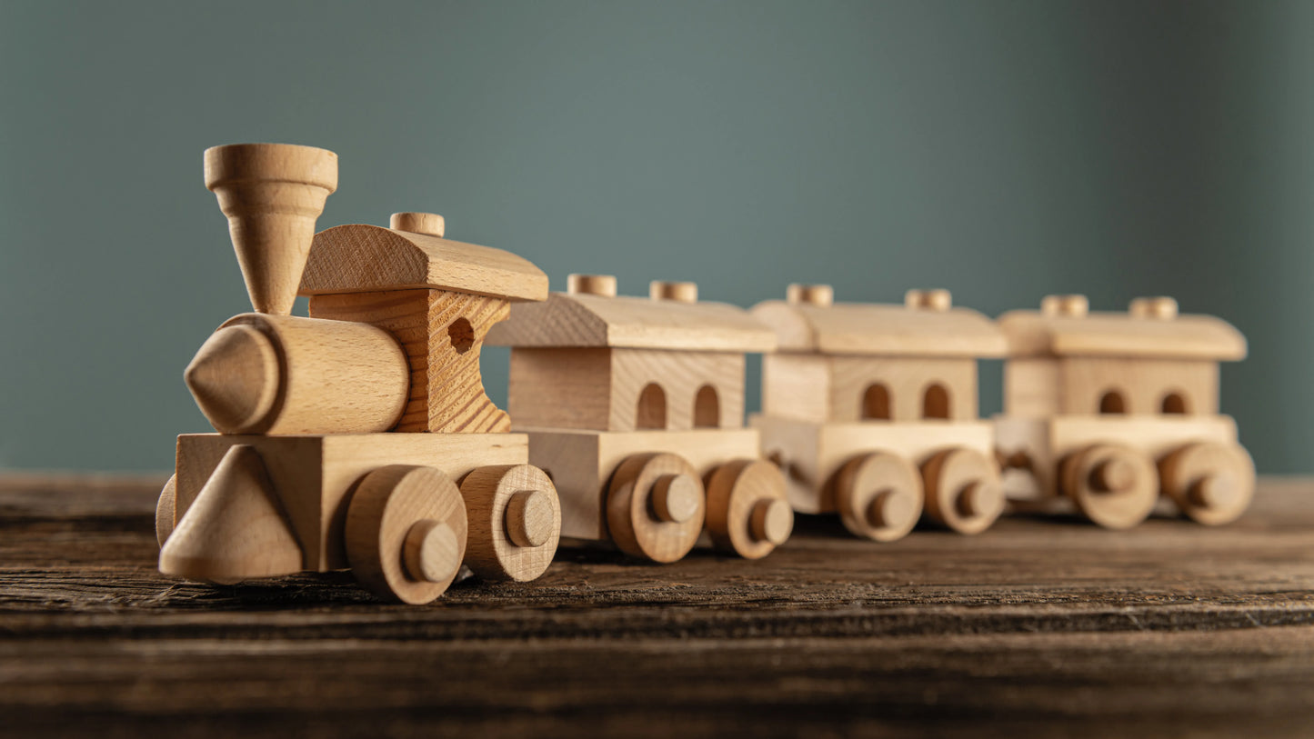 Wooden Train Set