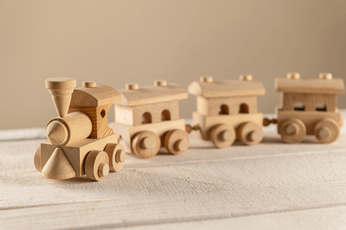 Wooden Train Set