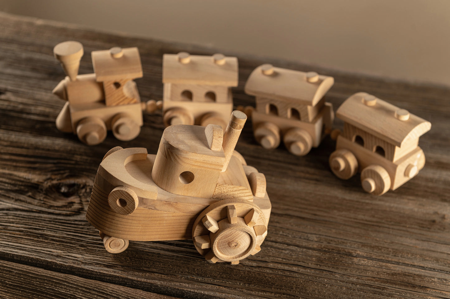 Wooden Train Set