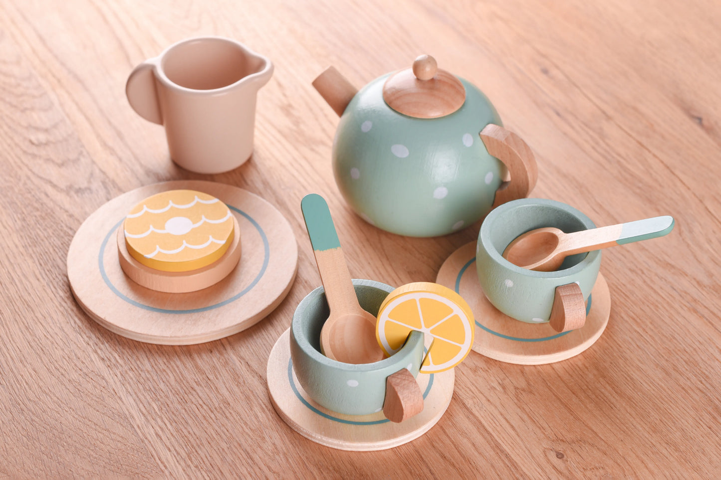 Wooden Kitchen Play Toy - Tea Set