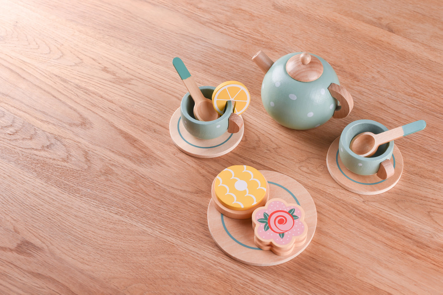 Wooden Kitchen Play Toy - Tea Set