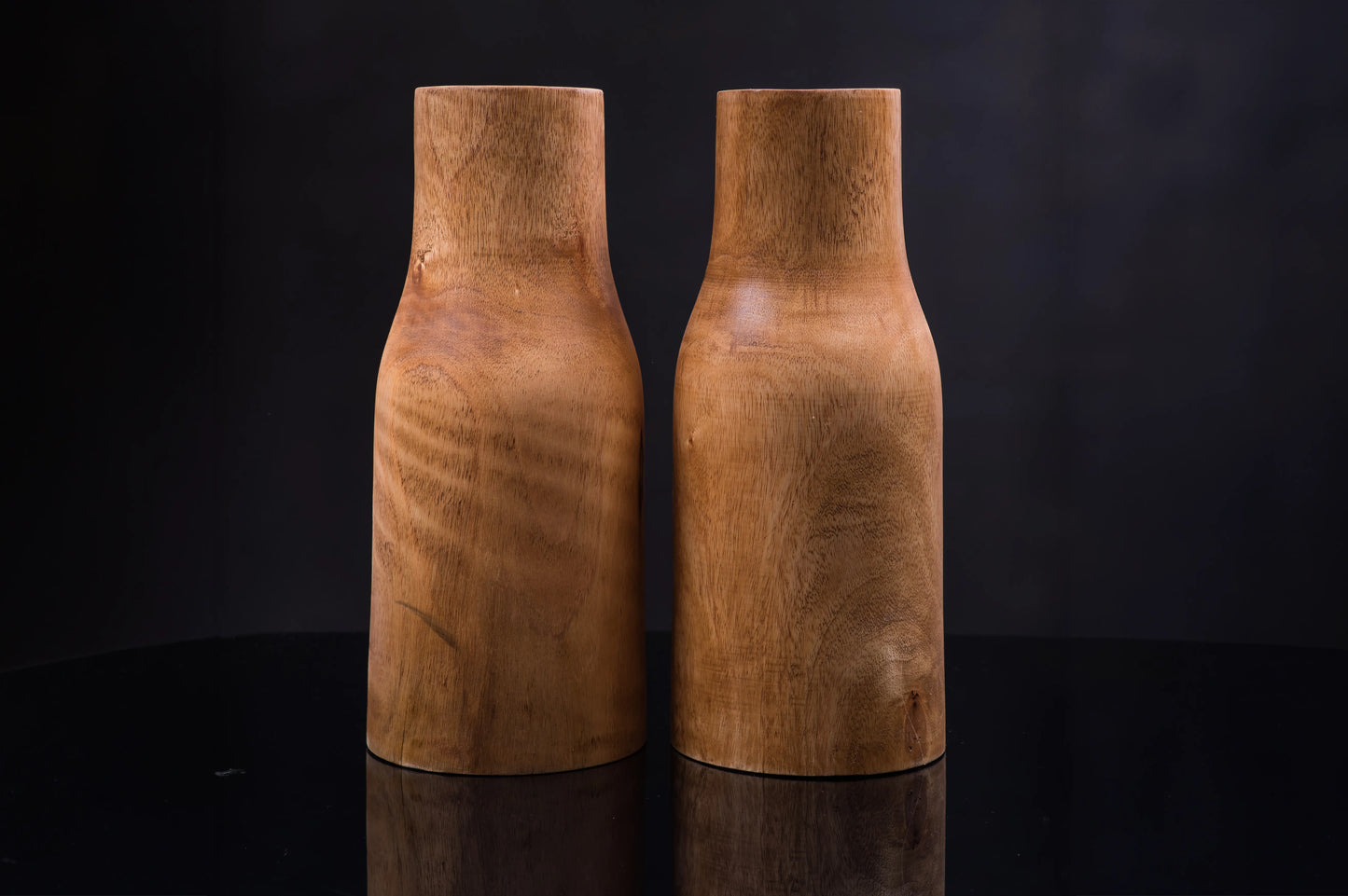 Large Wooden Vases