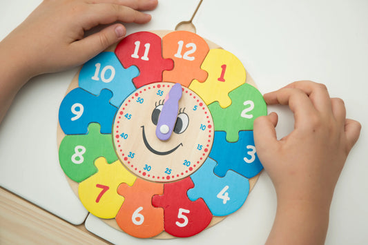 Montessori Wooden Clock Toy