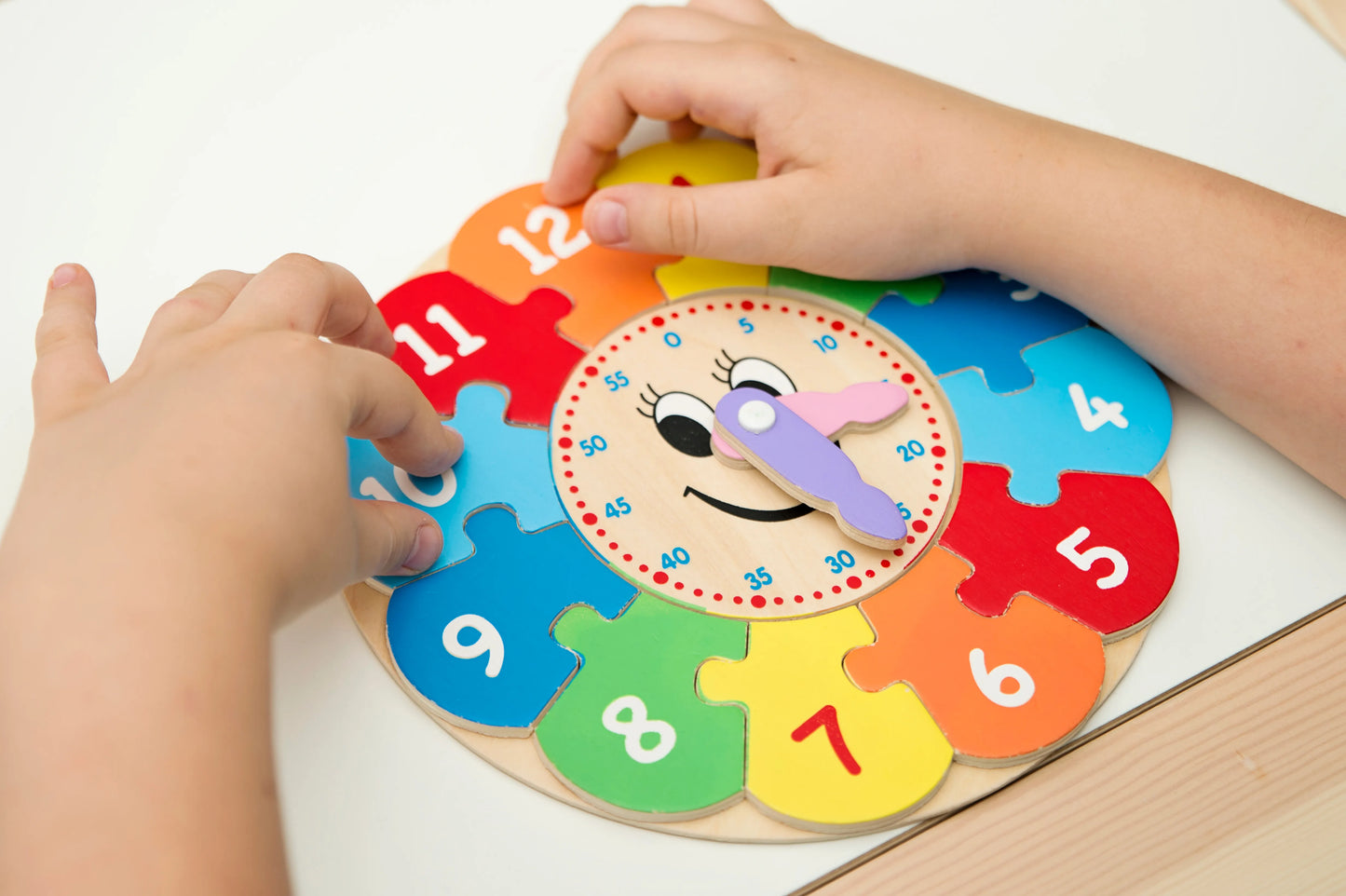 Montessori Wooden Clock Toy