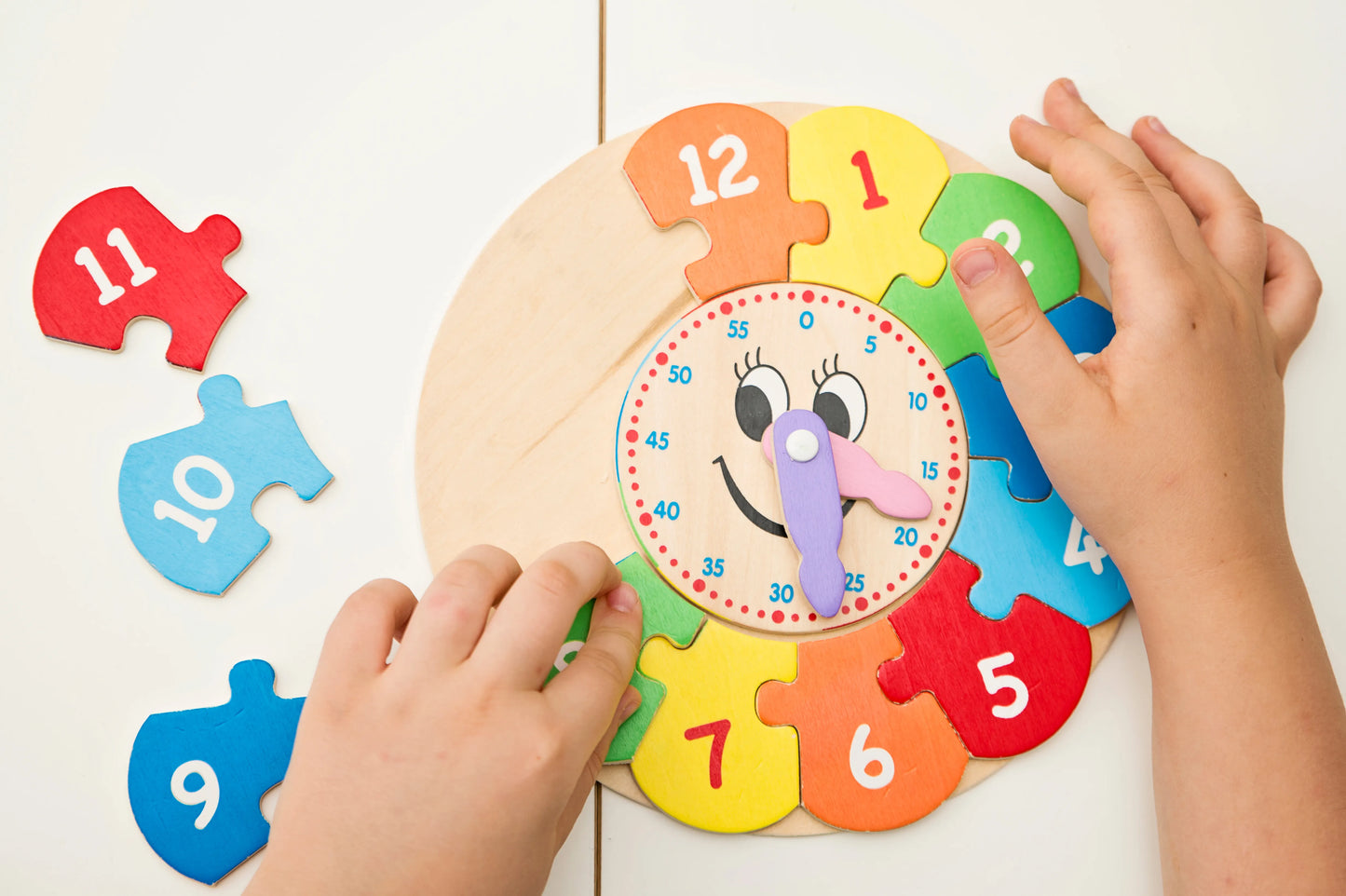 Montessori Wooden Clock Toy