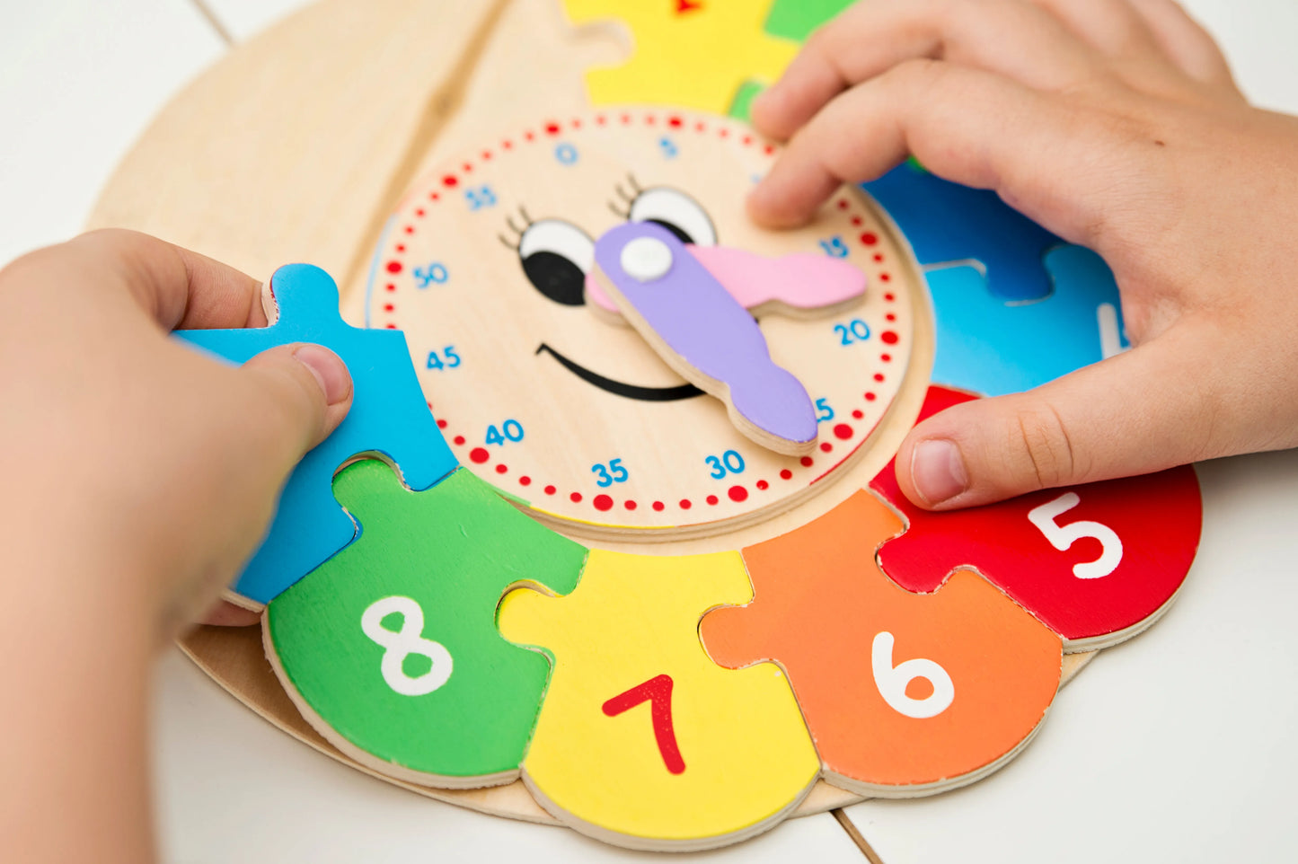 Montessori Wooden Clock Toy