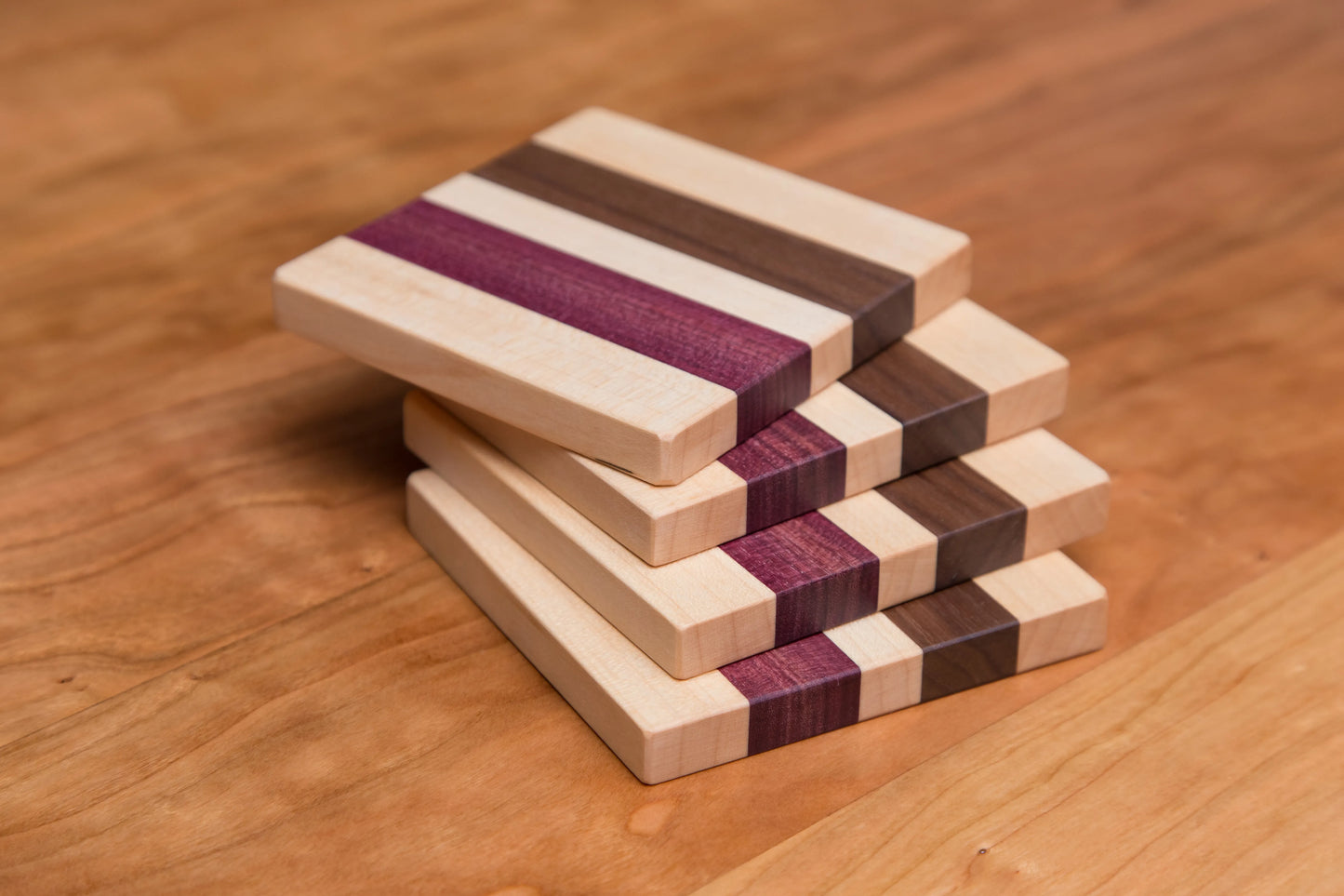 Patterned Wooden Coasters