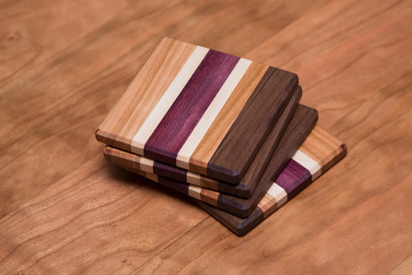 Patterned Wooden Coasters