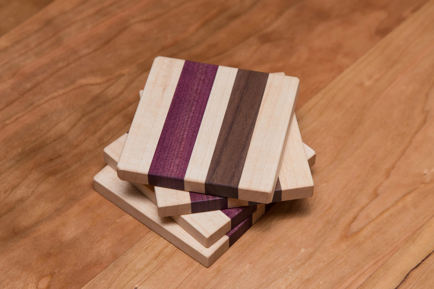 Patterned Wooden Coasters