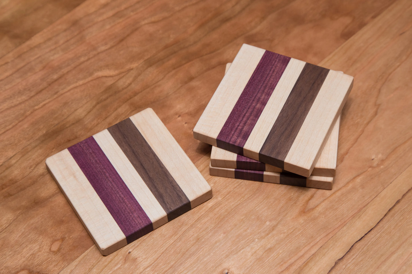 Patterned Wooden Coasters