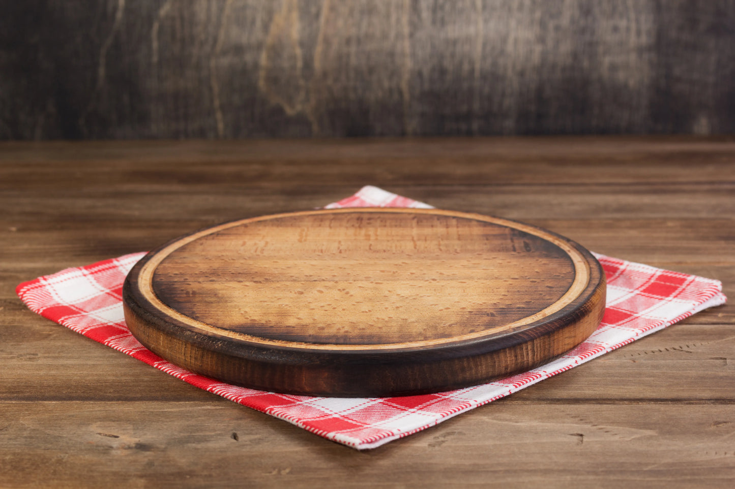 Round Wooden Cheese Board