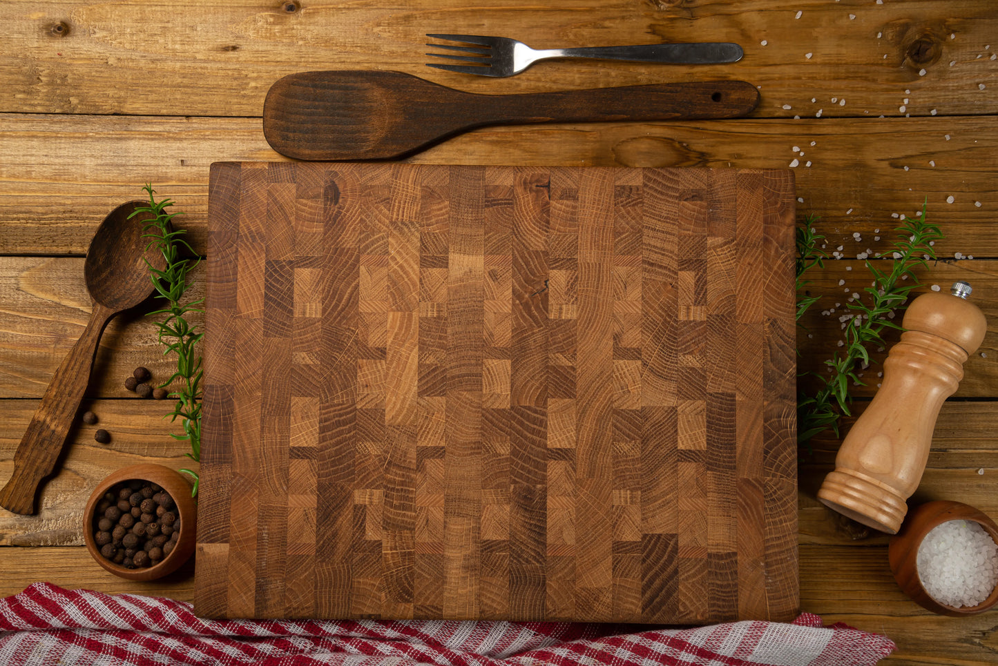 Patterned Wooden Cutting Board