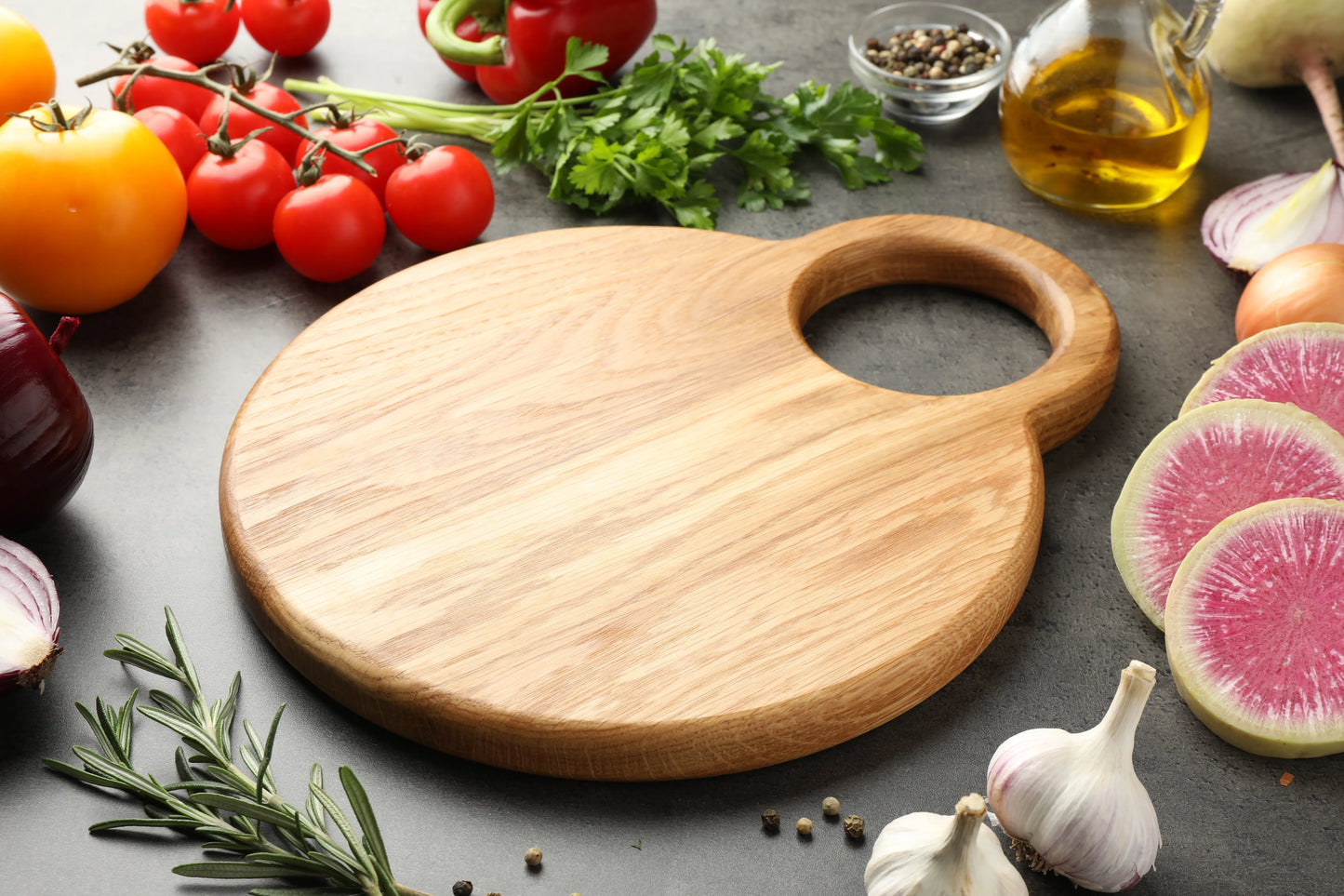 Round Wooden Cutting Boards