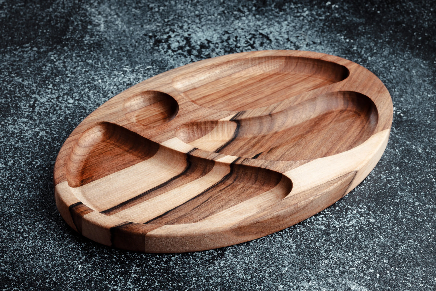 Wooden Oval Shape Plate