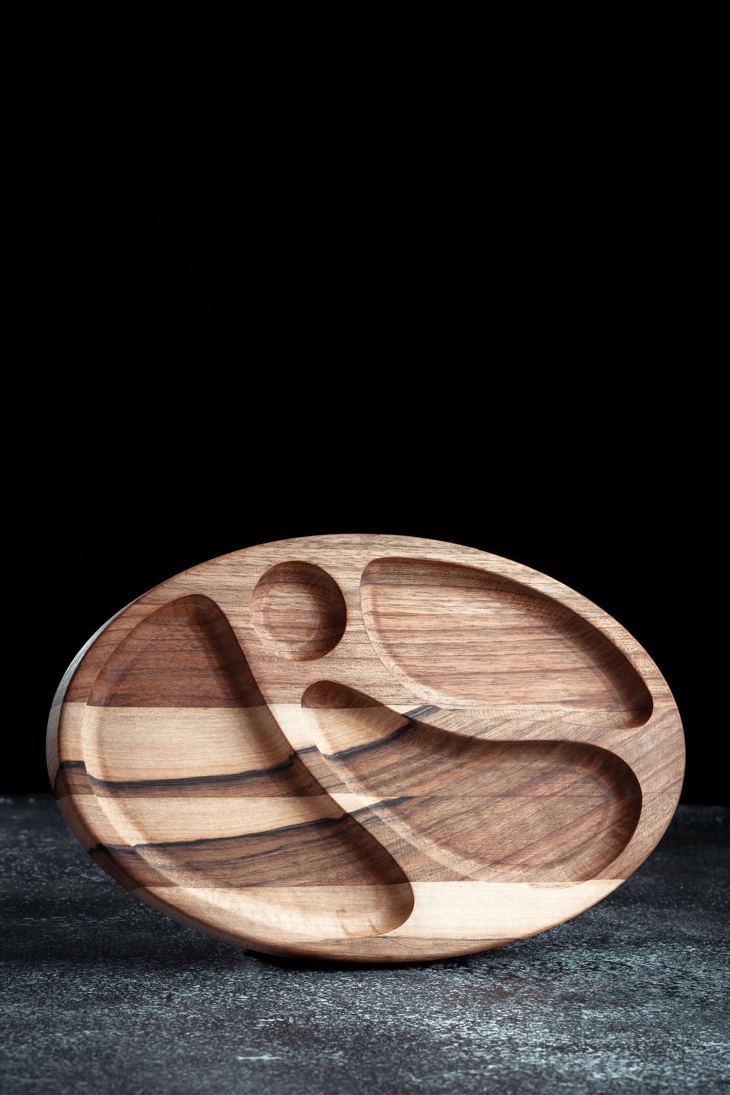 Wooden Oval Shape Plate