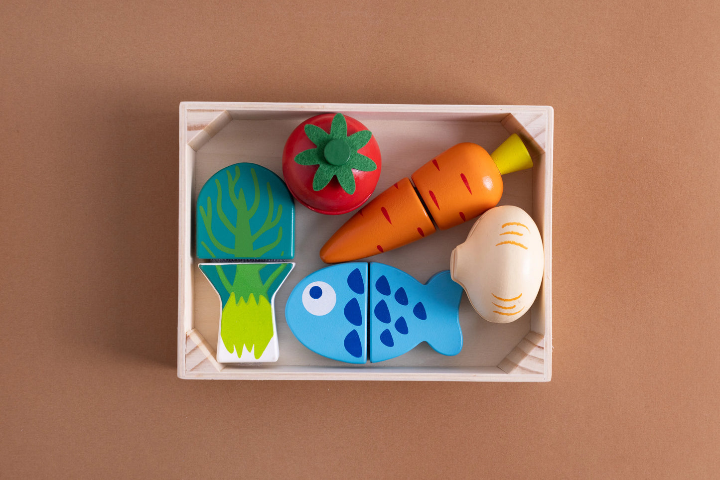 Wooden Food Fruit Toys Set