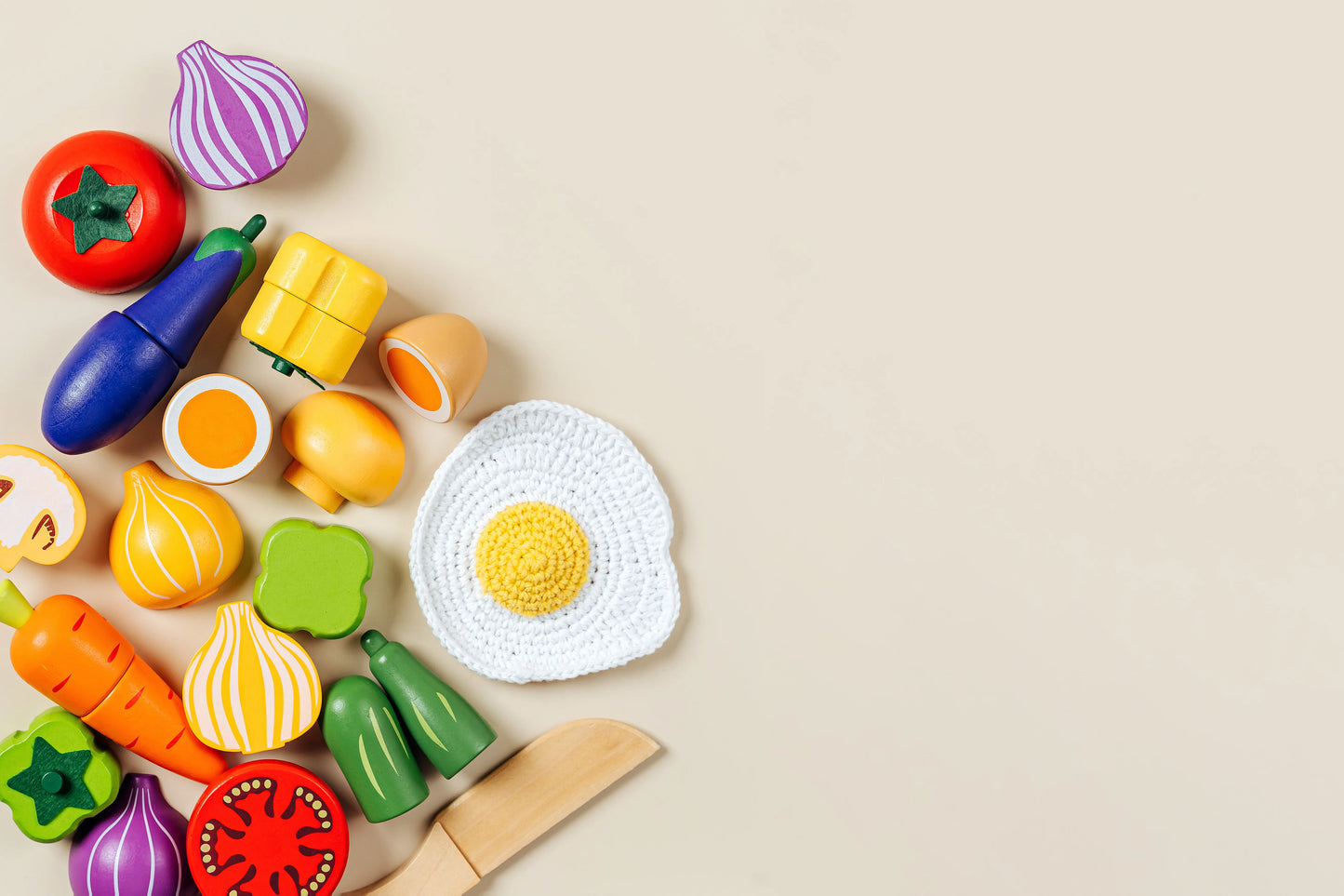 Wooden Food Fruit Toys Set