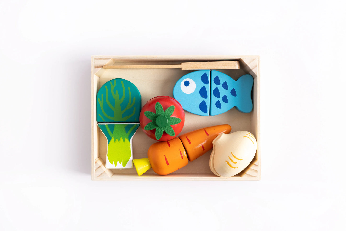 Wooden Food Fruit Toys Set