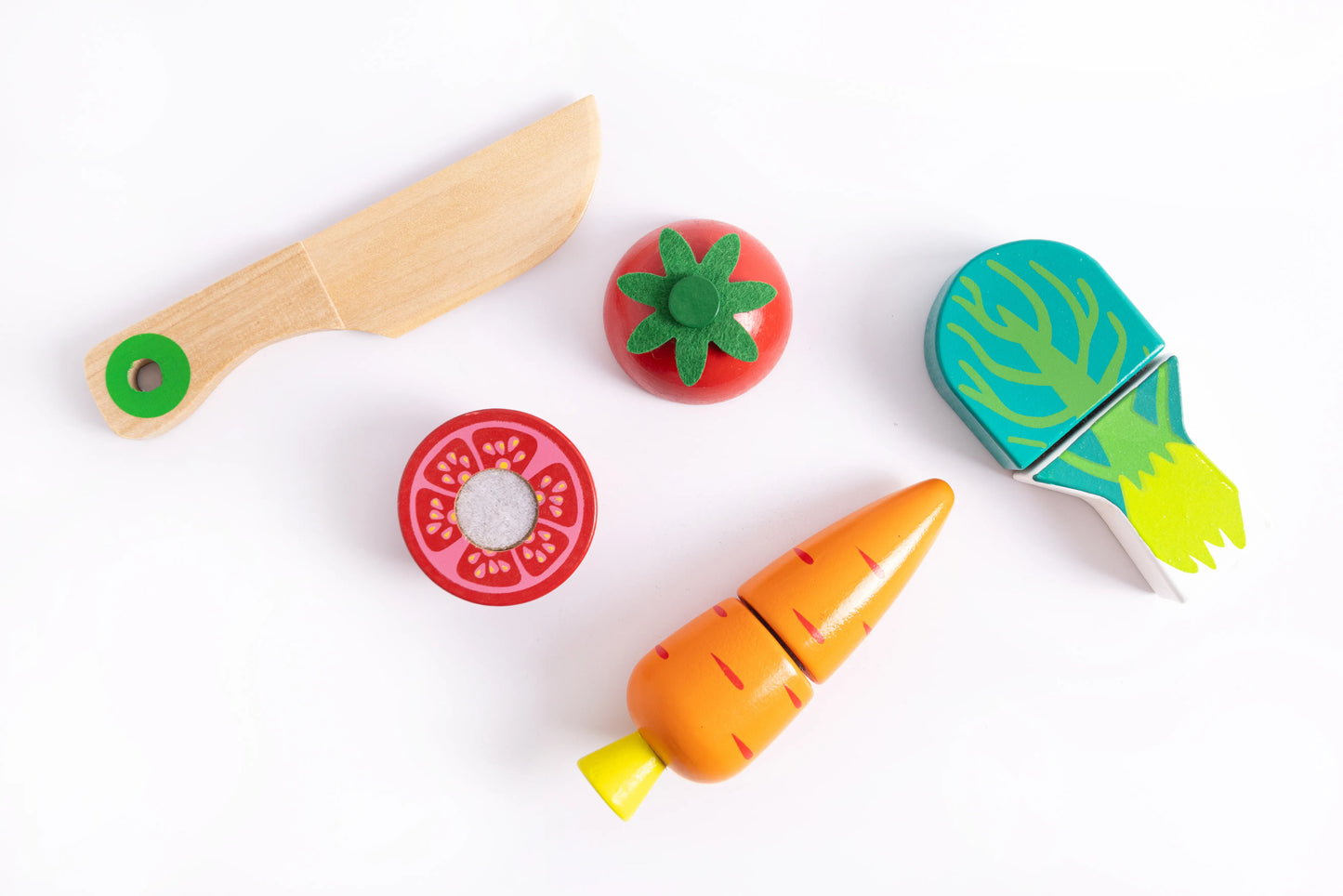 Wooden Food Fruit Toys Set